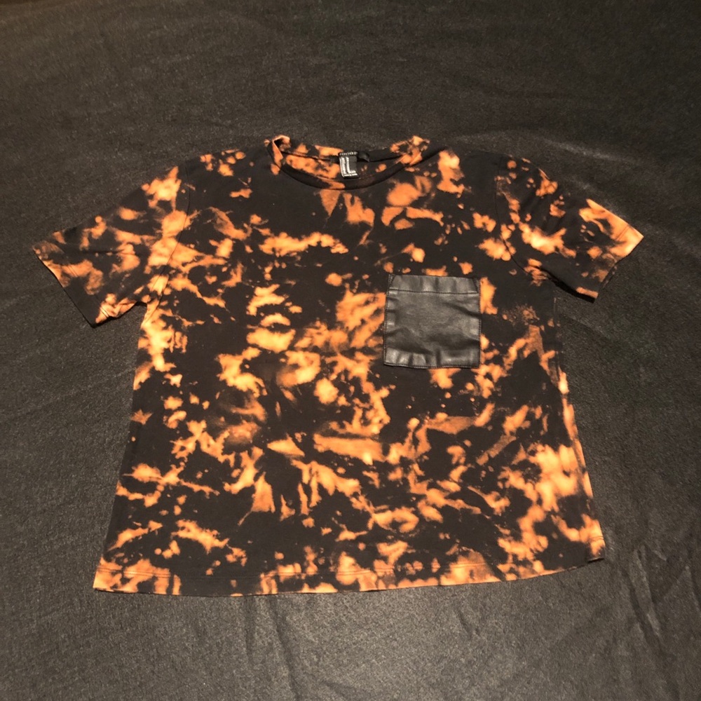 Black/Rust Short Sleeve Tee